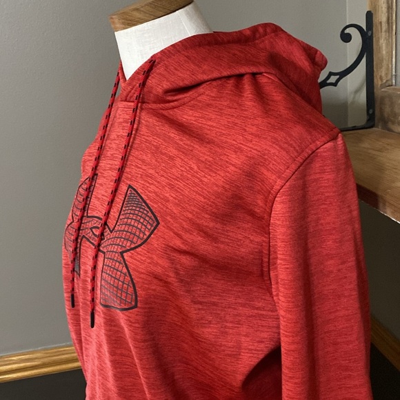 Under Armour cold gear loose fit burnt Orange/red hoodie size XL - Picture 4 of 8